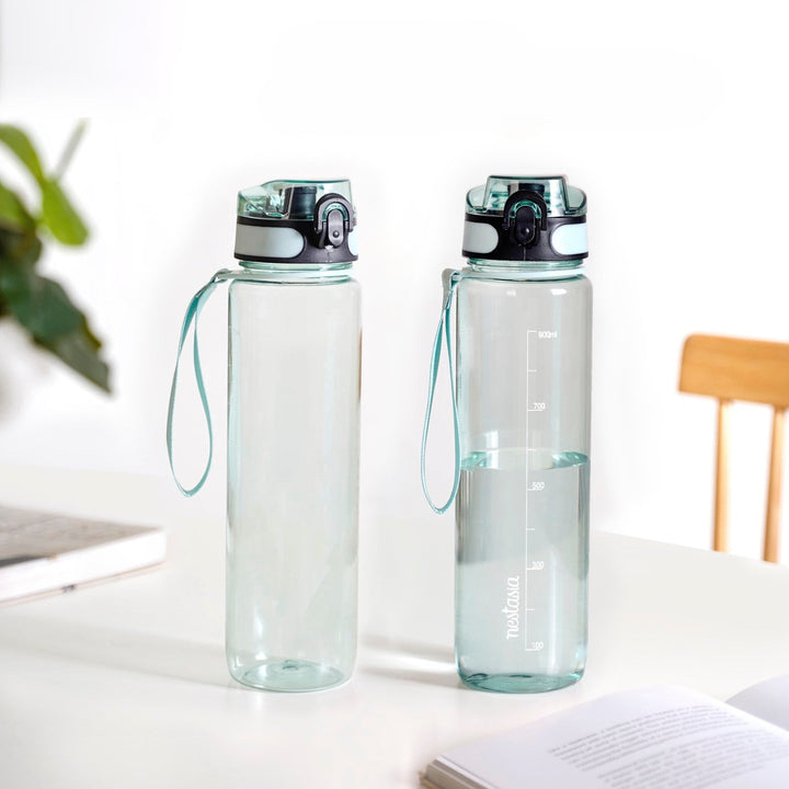 Aqualite Leakproof Sipper Bottle For Office Gym Set Of 2 Mint Frost 1150ml