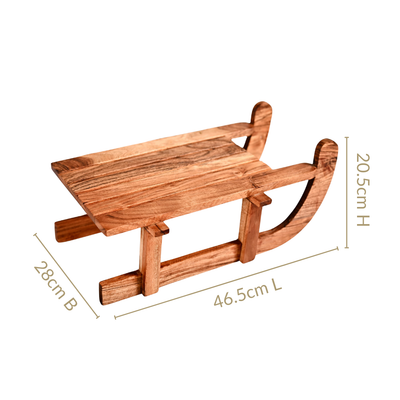 Sledge Acacia Wood Serving Platter Riser