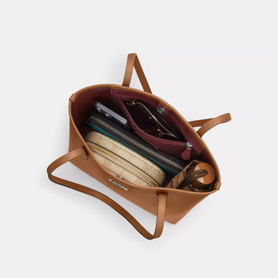 Coach Small City Tote Bag Light Saddle