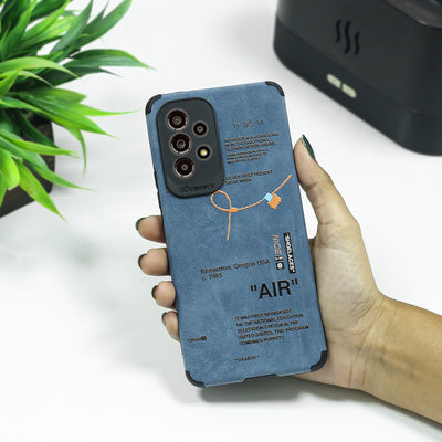 Galaxy Series Sneaker Label Leather Edge Case