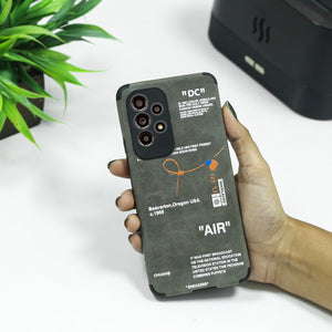 Galaxy Series Sneaker Label Leather Edge Case