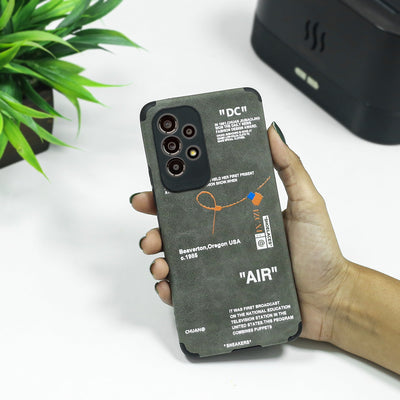 Galaxy Series Sneaker Label Leather Edge Case