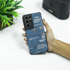 Galaxy Series Sneaker Label Leather Edge Case