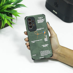 Galaxy Series Sneaker Label Leather Edge Case