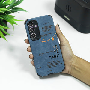 Galaxy Series Sneaker Label Leather Edge Case