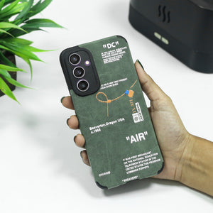 Galaxy Series Sneaker Label Leather Edge Case