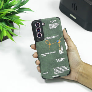 Galaxy Series Sneaker Label Leather Edge Case