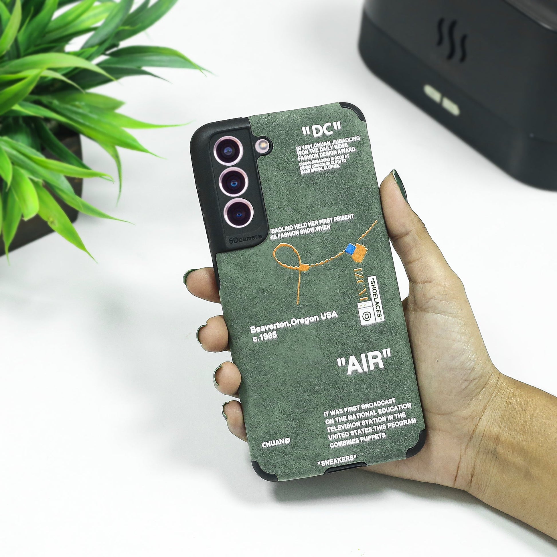Galaxy Series Sneaker Label Leather Edge Case