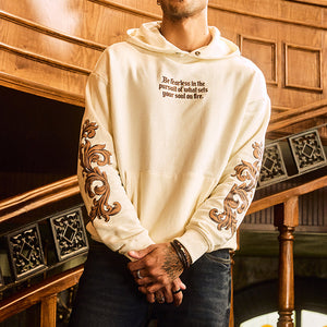 Legends Soul On Fire Embroidered Hoodie