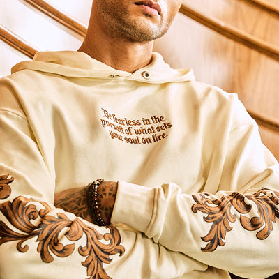 Legends Soul On Fire Embroidered Hoodie