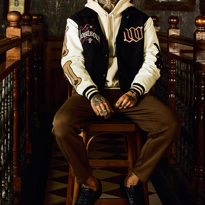 Legends Killing Glance Black Varsity Jacket