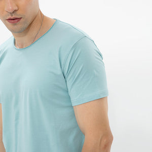 Raw Edge Sky Blue T-Shirt