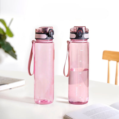 Aqualite Spillproof Water Bottle Set Of 2 Coral Sunset 1150ml