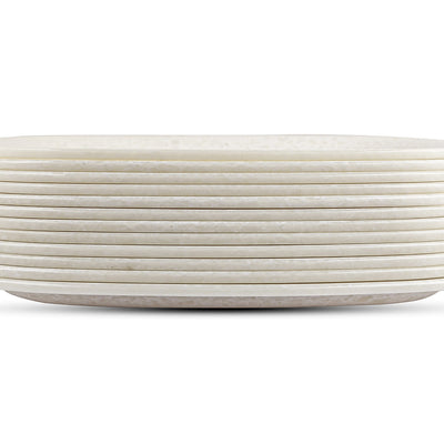 Square Round Dinner Plate (Milton)