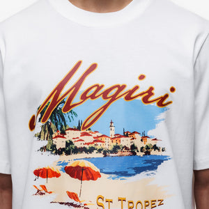 MAGIRI St. Tropez Printed White T-Shirt