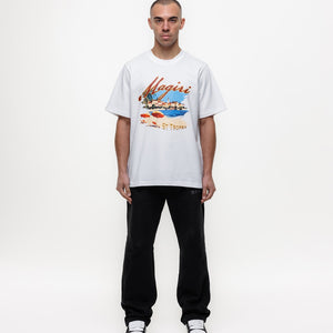 MAGIRI St. Tropez Printed White T-Shirt