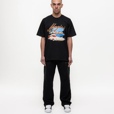 MAGIRI St. Tropez Printed Black T-Shirt