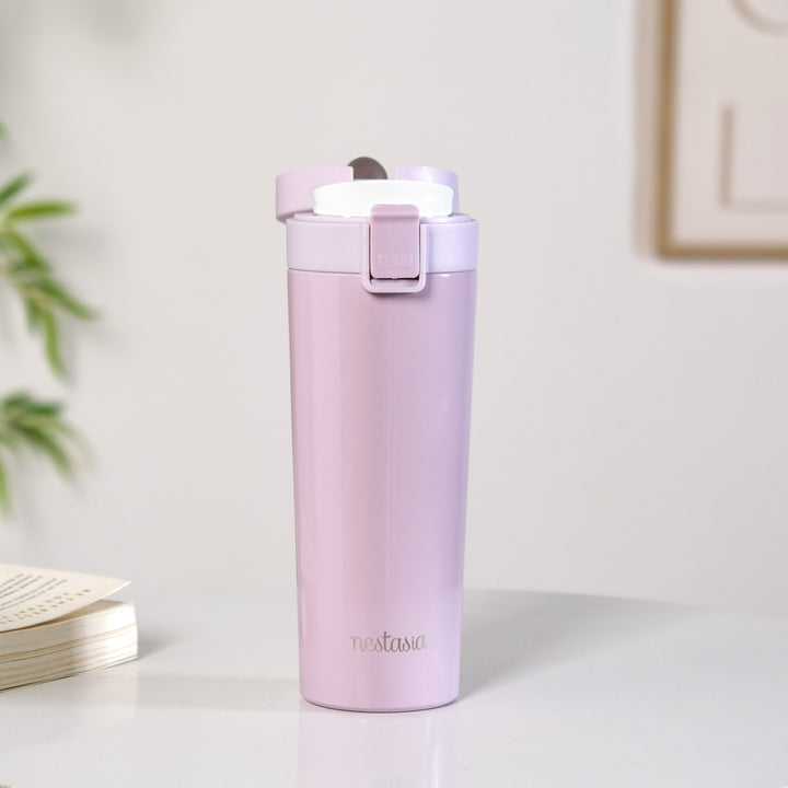 Thermox Vacuum Insulated Water Bottle With Strainer Lilac Mist 500ml