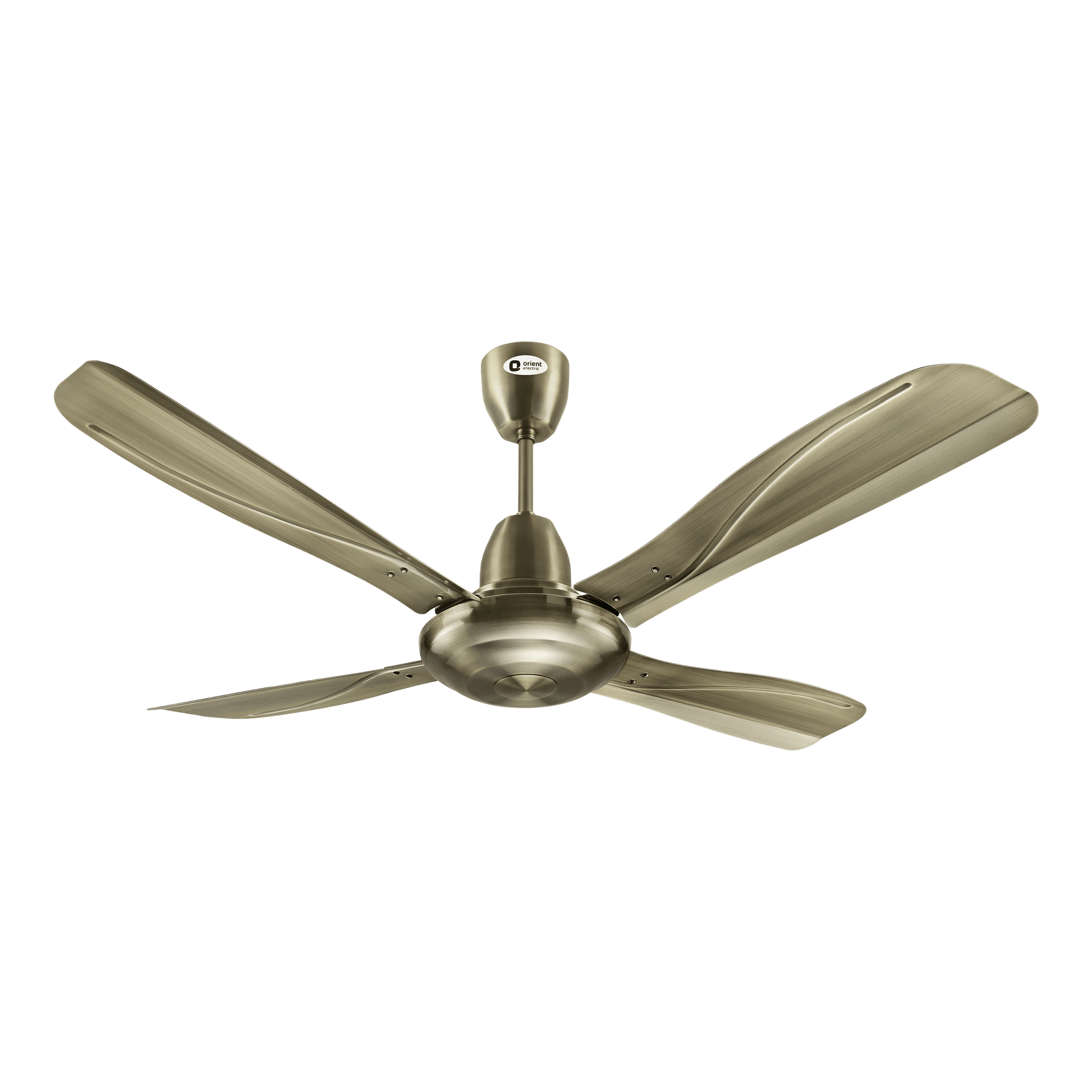 Stallion 1320mm Wide Tipped and Electroplated Finish Blades Ceiling Fan