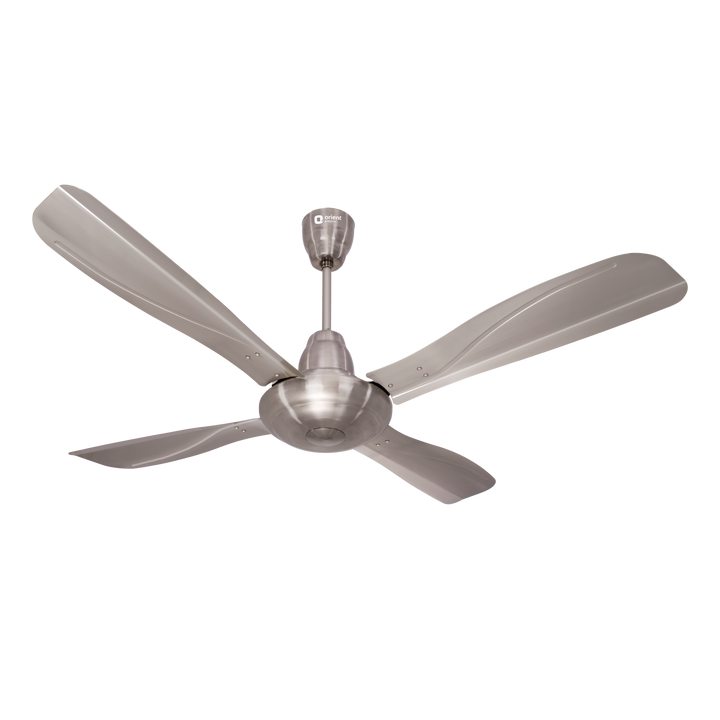 Stallion 1320mm Wide Tipped and Electroplated Finish Blades Ceiling Fan