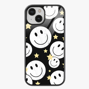 Star Smiley Glass Case