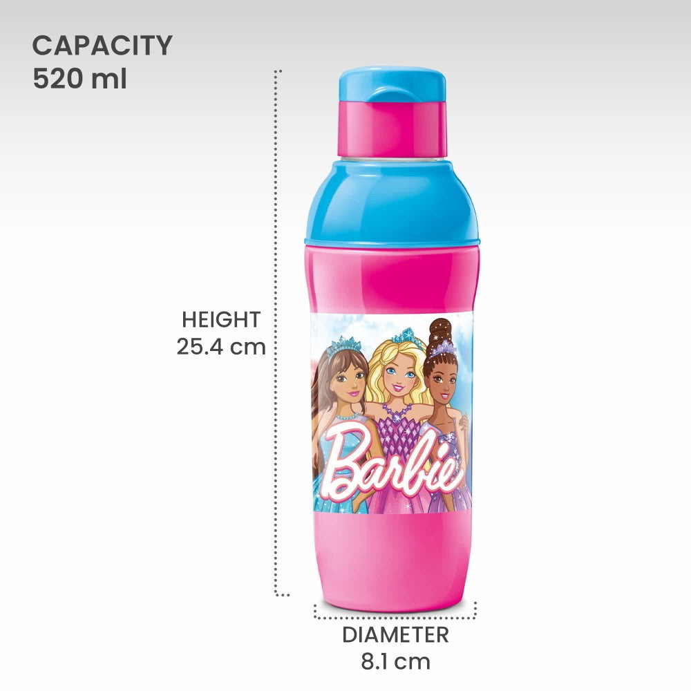 Steel Barbie Kids Sipper Bottle (Milton)