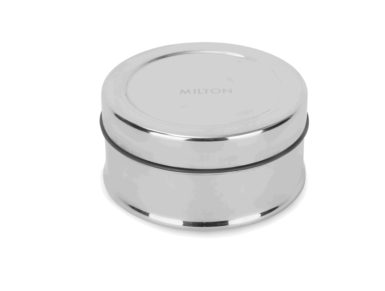 Steel Snack Stainless Steel Tiffin (Milton)