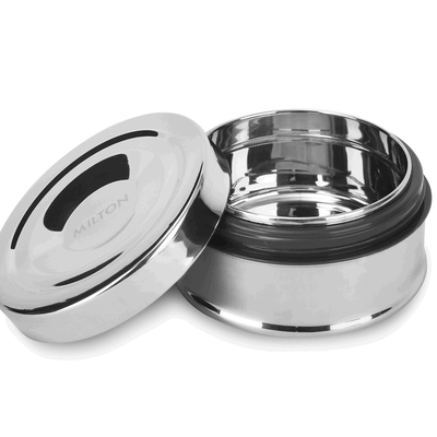 Steel Snack Stainless Steel Tiffin (Milton)