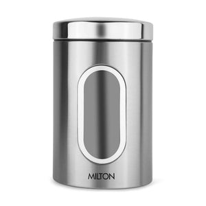 Steel Clear Round Jar (Milton)