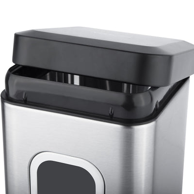 Steel Clear Square Jar (Milton)