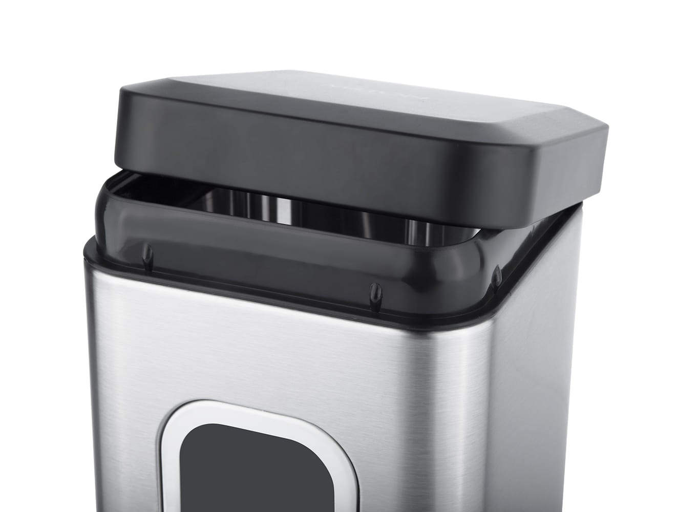 Steel Clear Square Jar (Milton)