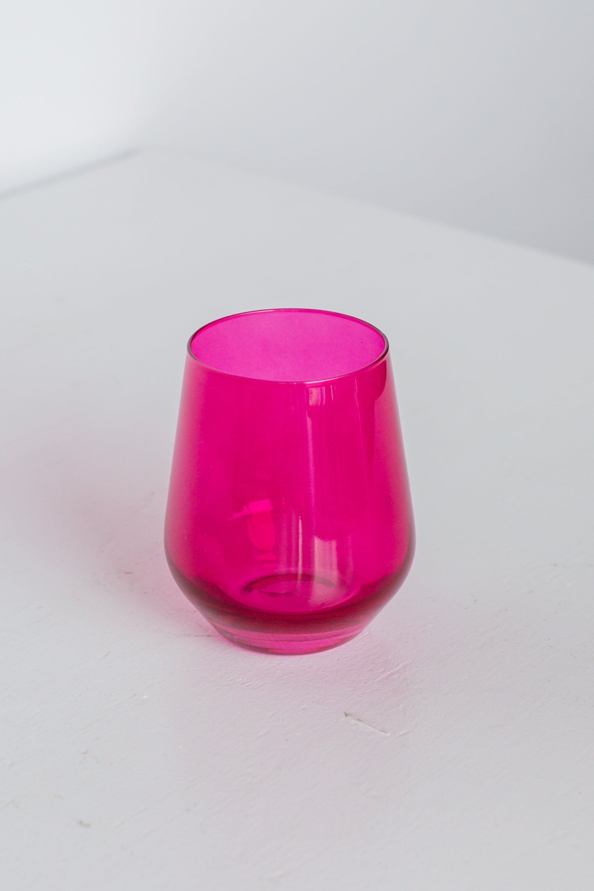 Estelle Colored Wine Stemless - Set of 6 {Viva Magenta (Our Fuchsia)}.