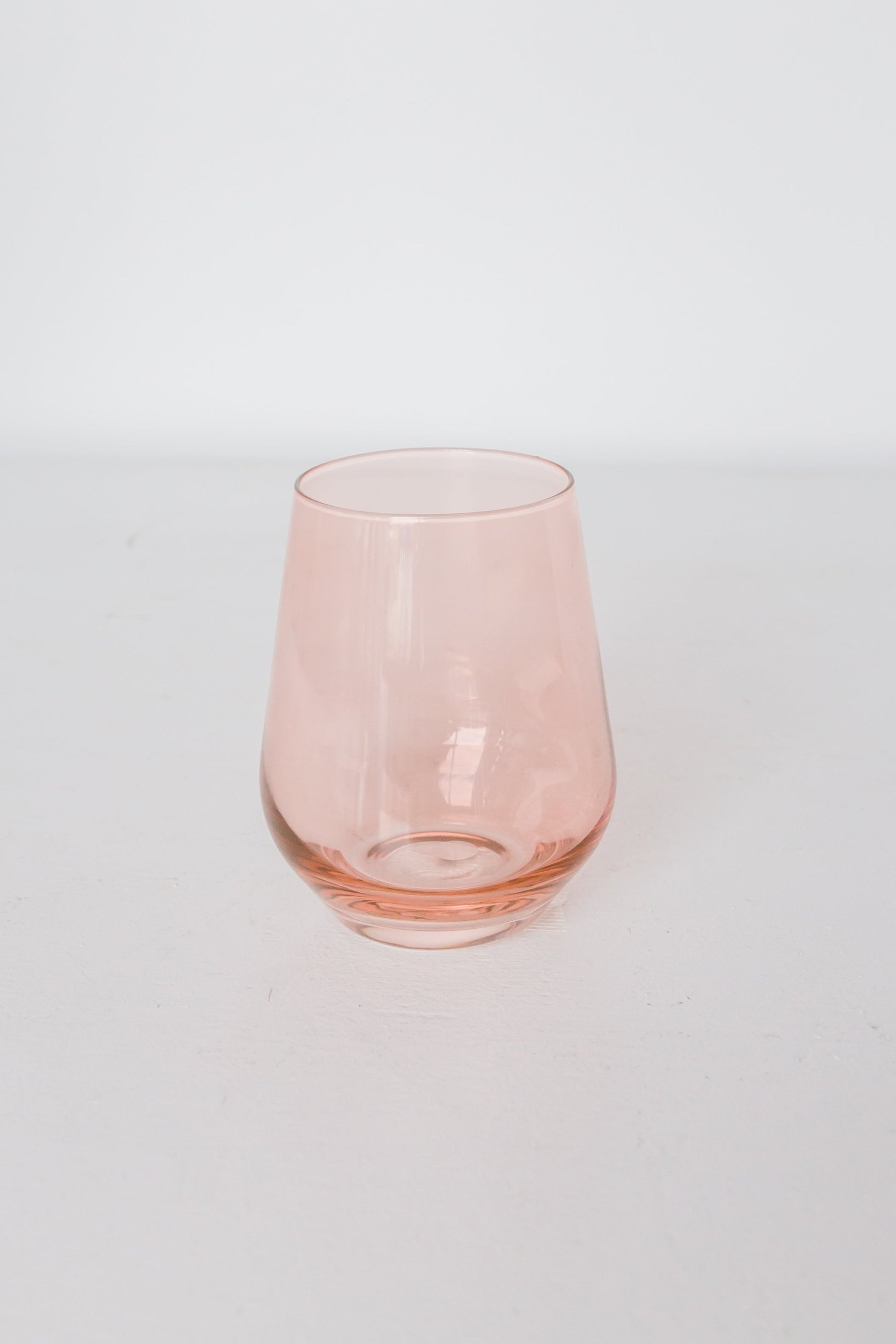 Estelle Colored Wine Stemless - Set of 6 {Blush Pink}