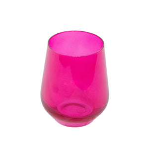 Estelle Colored Wine Stemless - Set of 6 {Viva Magenta (Our Fuchsia)}.