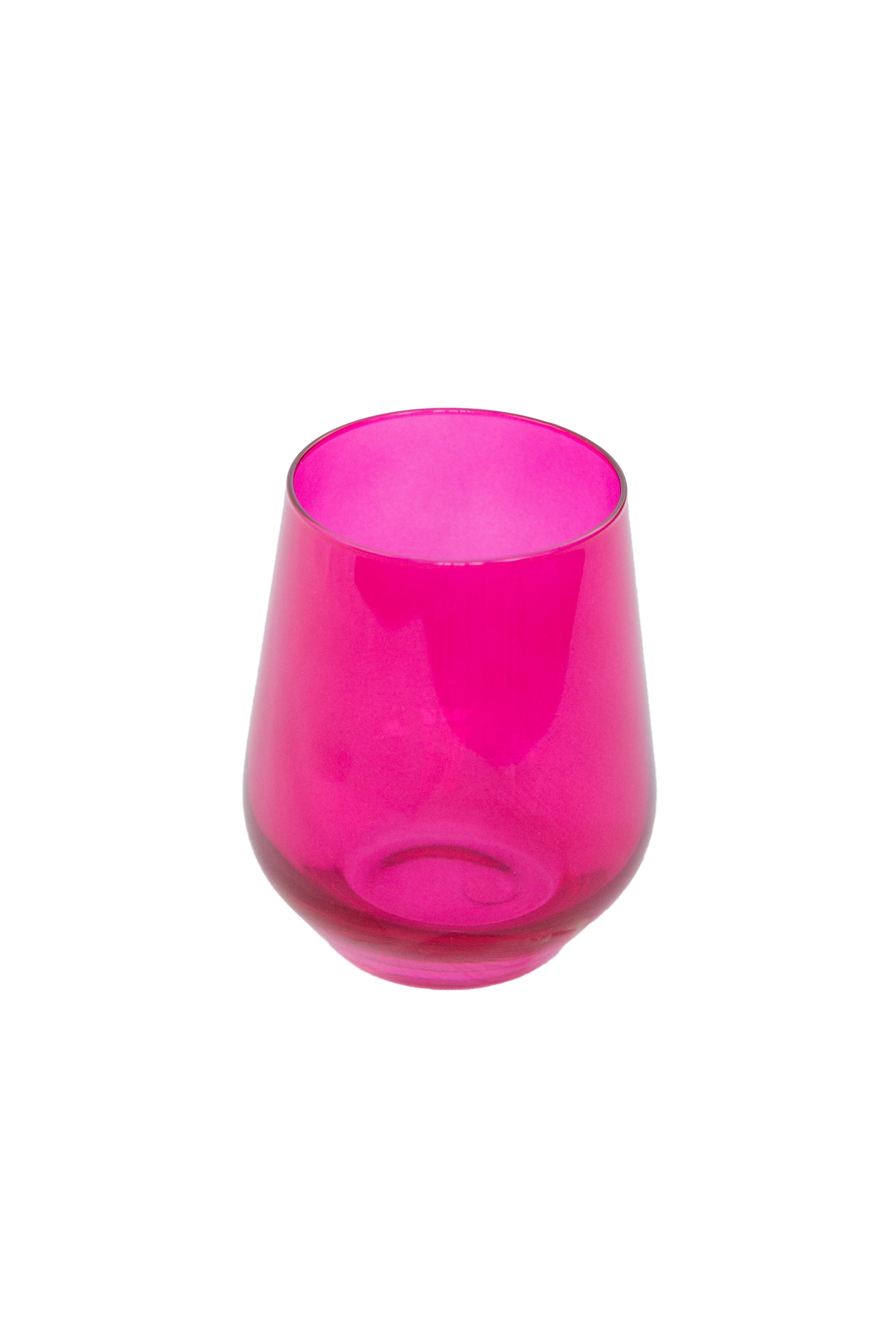 Estelle Colored Wine Stemless - Set of 6 {Viva Magenta (Our Fuchsia)}.