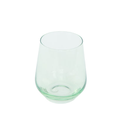 Estelle Colored Wine Stemless - Set of 6 {Mint Green}