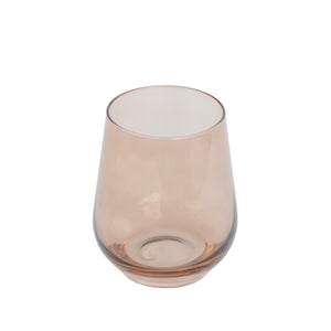 Estelle Colored Wine Stemless - Set of 6 {Mocha Mousse (Our Amber Smoke)}