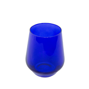 Estelle Colored Wine Stemless - Set of 6 {Royal Blue}