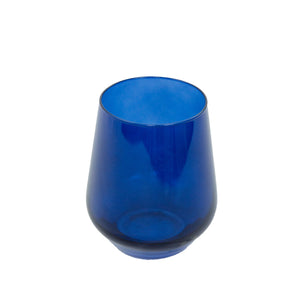 Estelle Colored Wine Stemless - Set of 6 {Midnight Blue}