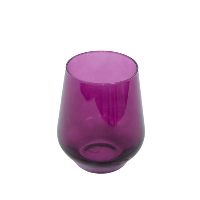 Estelle Colored Wine Stemless - Set of 2 {Amethyst}