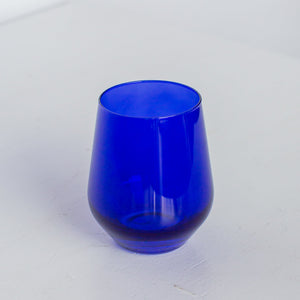 Estelle Colored Wine Stemless - Set of 6 {Royal Blue}