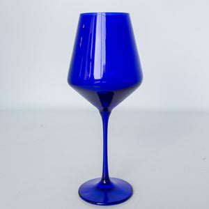 Estelle Colored Wine Stemware - Set of 2 {Royal Blue}