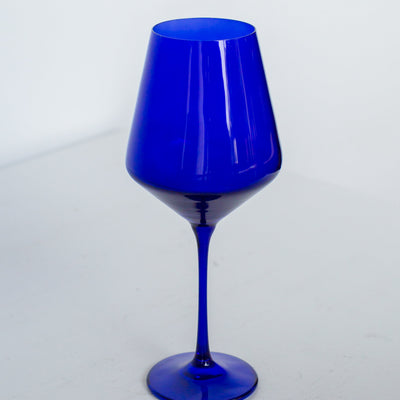 Estelle Colored Wine Stemware - Set of 2 {Royal Blue}