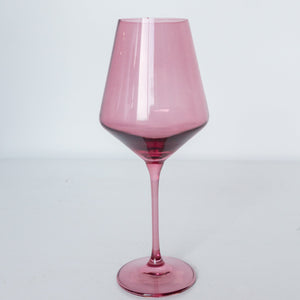 Estelle Colored Wine Stemware - Set of 6 {Rose}