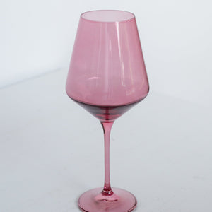 Estelle Colored Wine Stemware - Set of 6 {Rose}