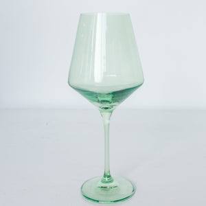 Estelle Colored Wine Stemware - Set of 2 {Mint Green}