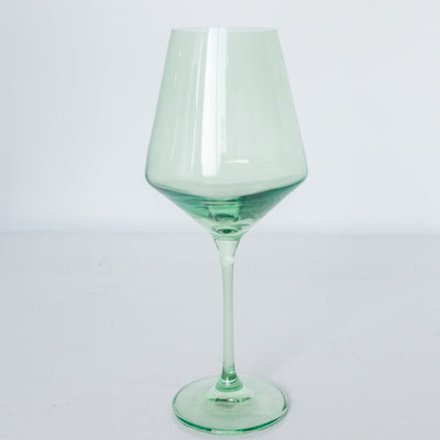 Estelle Colored Wine Stemware - Set of 2 {Mint Green}