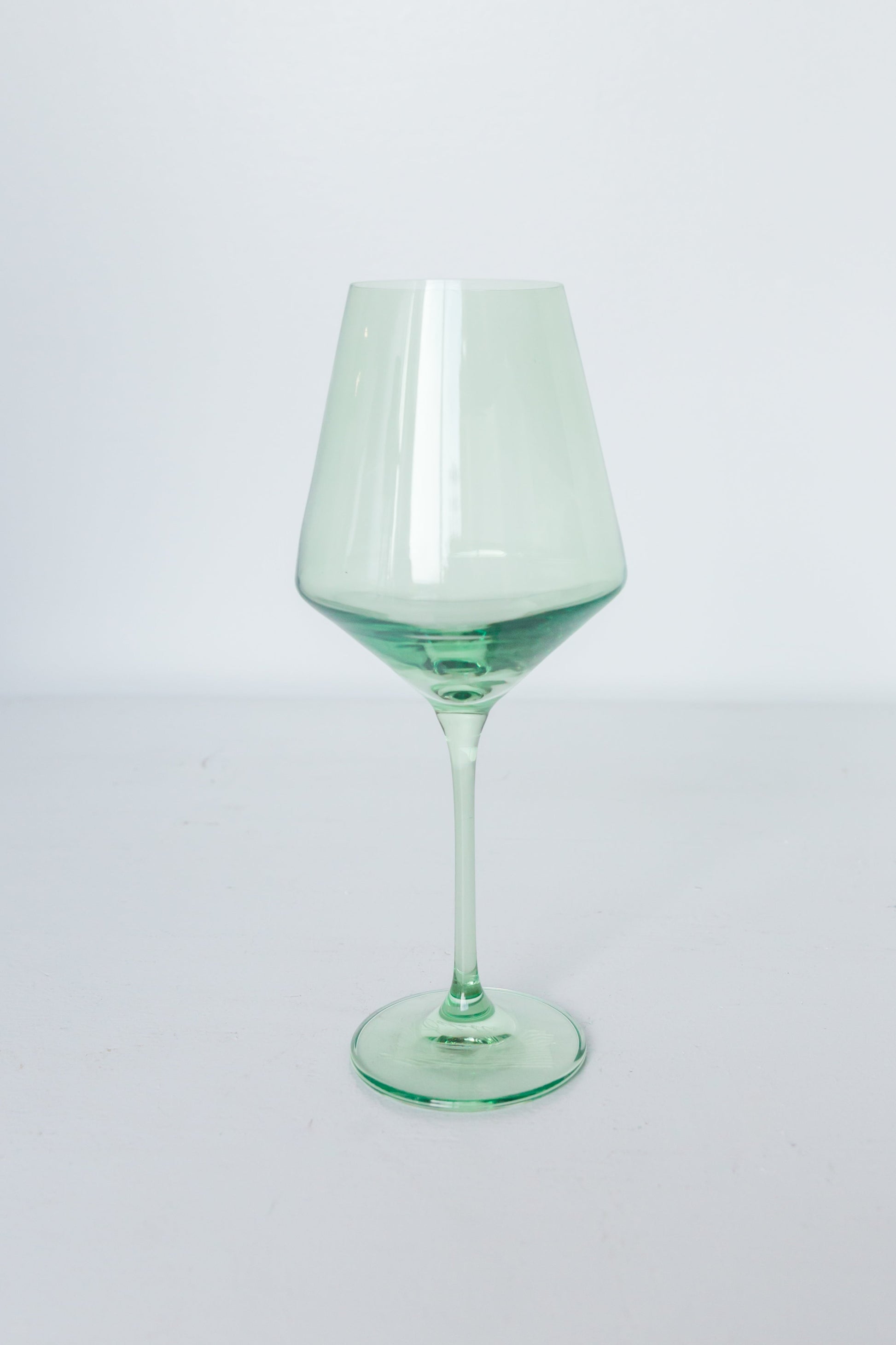 Estelle Colored Wine Stemware - Set of 2 {Mint Green}