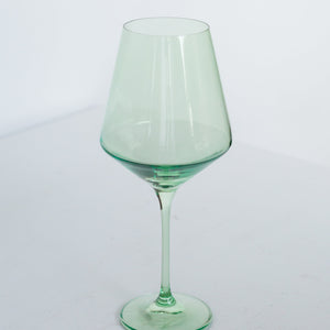 Estelle Colored Wine Stemware - Set of 2 {Mint Green}