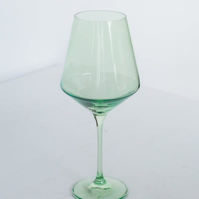 Estelle Colored Wine Stemware - Set of 6 {Mint Green}